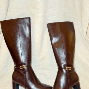 New Look Brown Heeled Boots